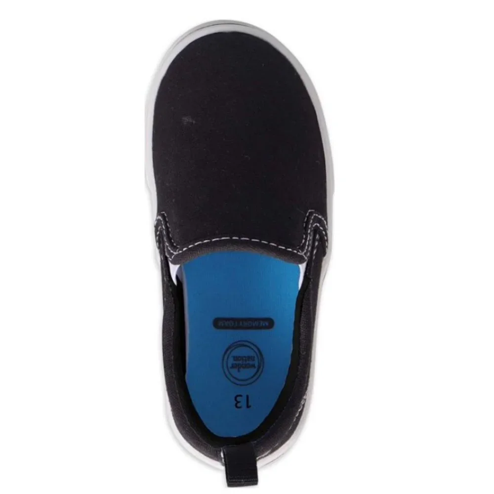 Wonder Nation Baby, Toddler and Boys Casual Slip-On Sneakers size 13